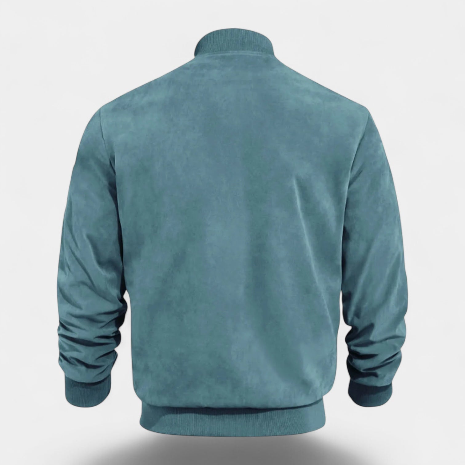 Vintares | Soft Faux Suede Bomber Jacket for Men