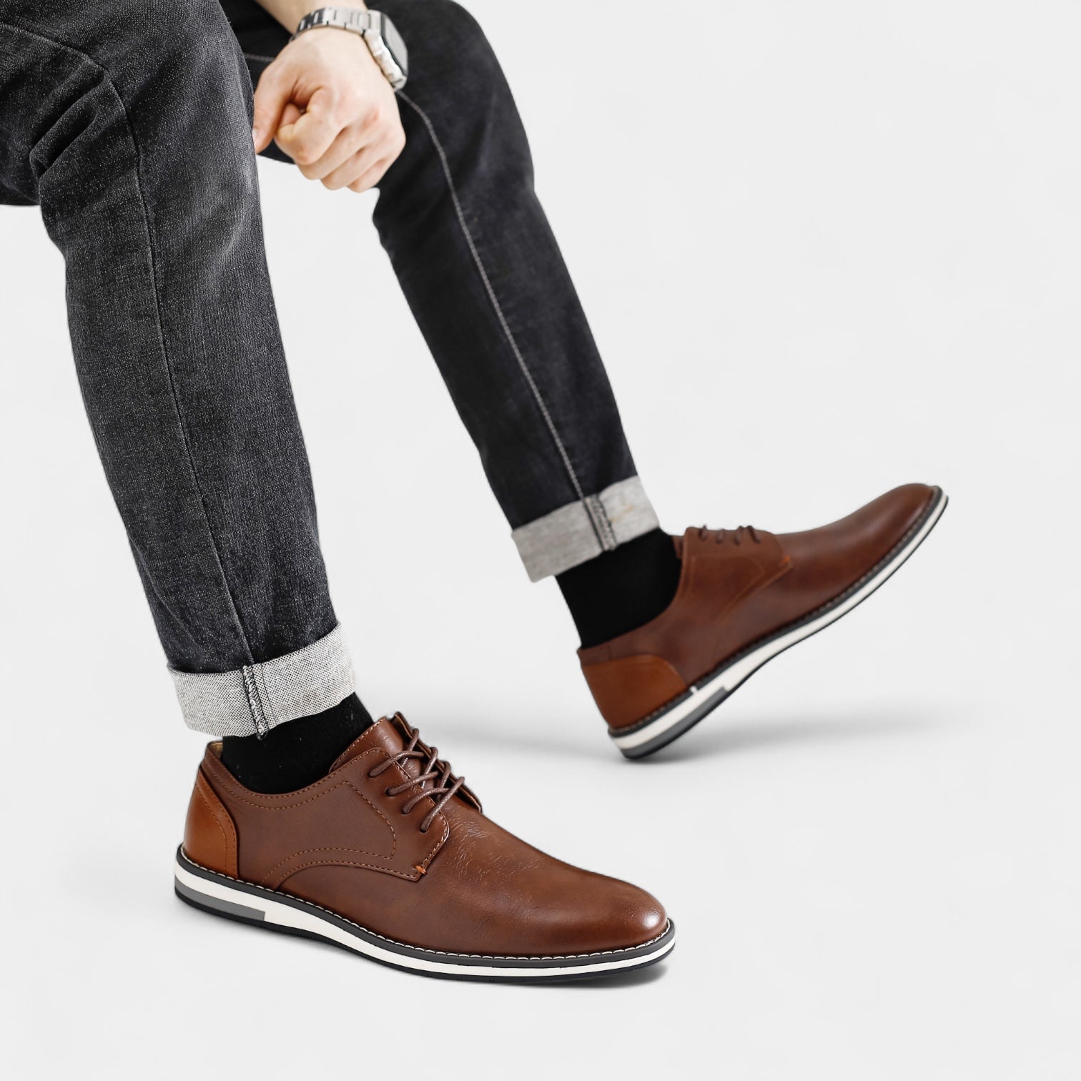 Vintares | Leather Loafer Shoes for Men