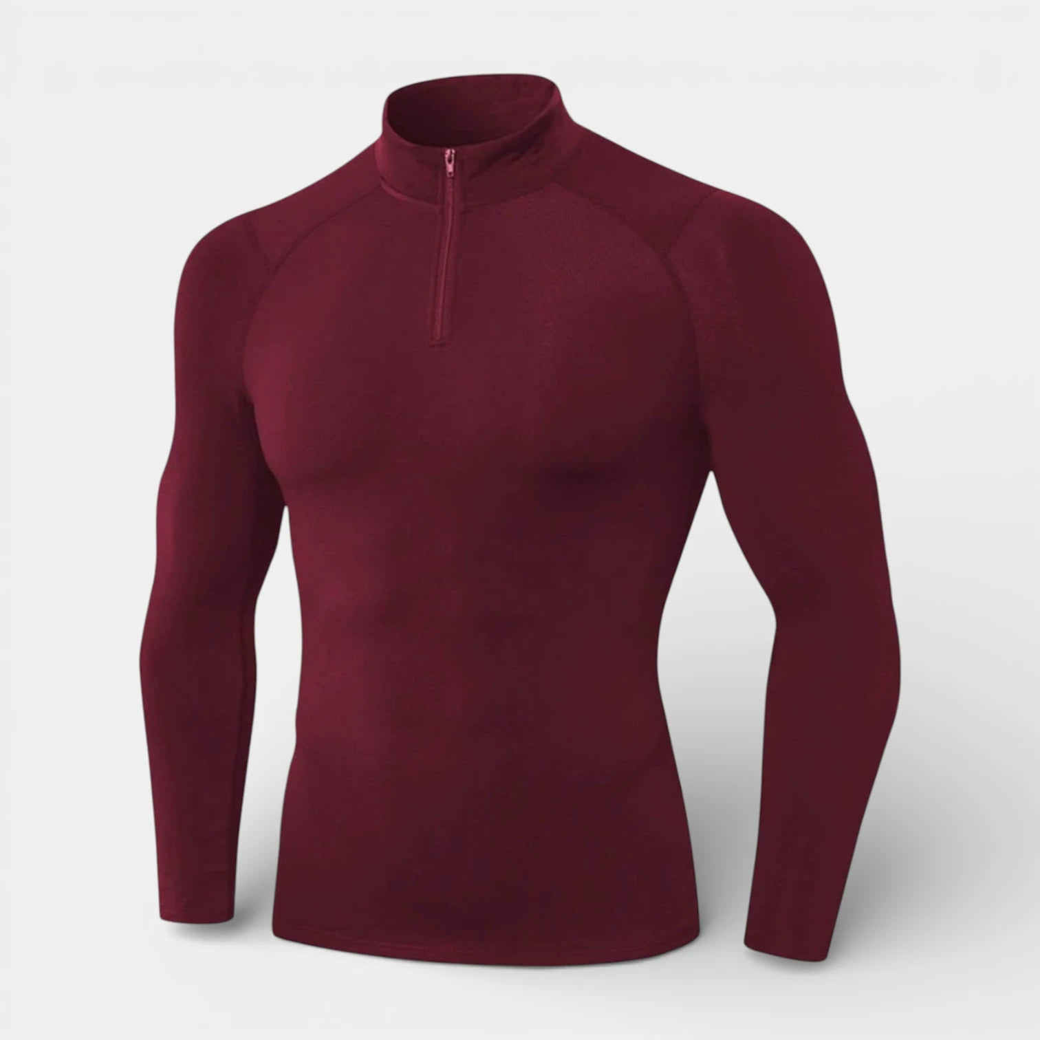 Quarter-Zip Athletic Pullover Long Sleeve for Men