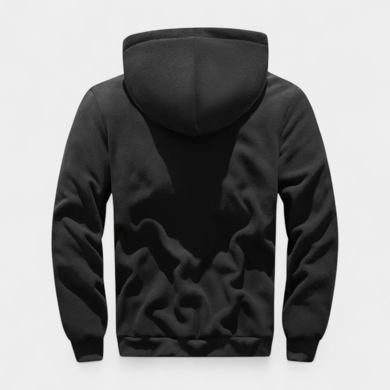 Vintares | Sherpa Fleece Zip Hoodie for Men