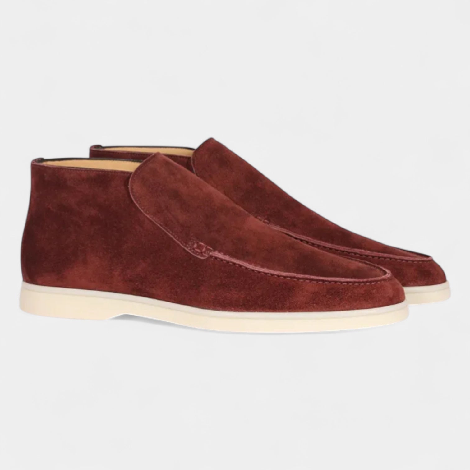 Vintares | Suede High-Top Loafers for Men