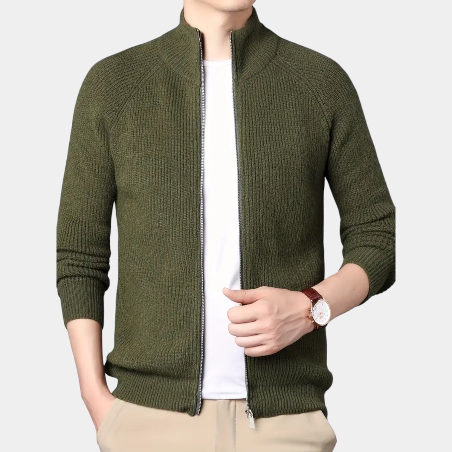 Vintares | Casual Knitted Cardigan for Men
