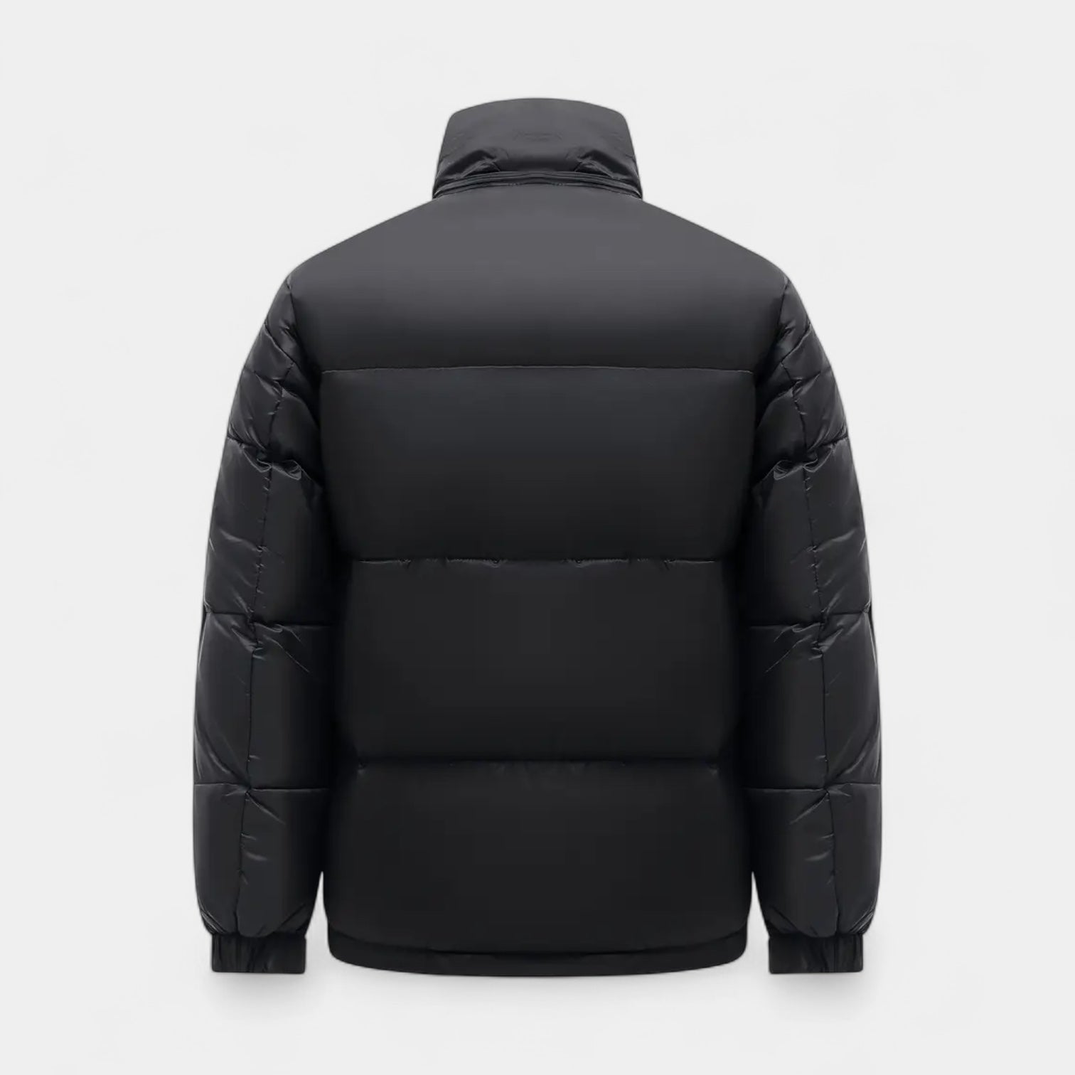 Thick Puffer Jacket Detachable Hood Regular Fit for Men