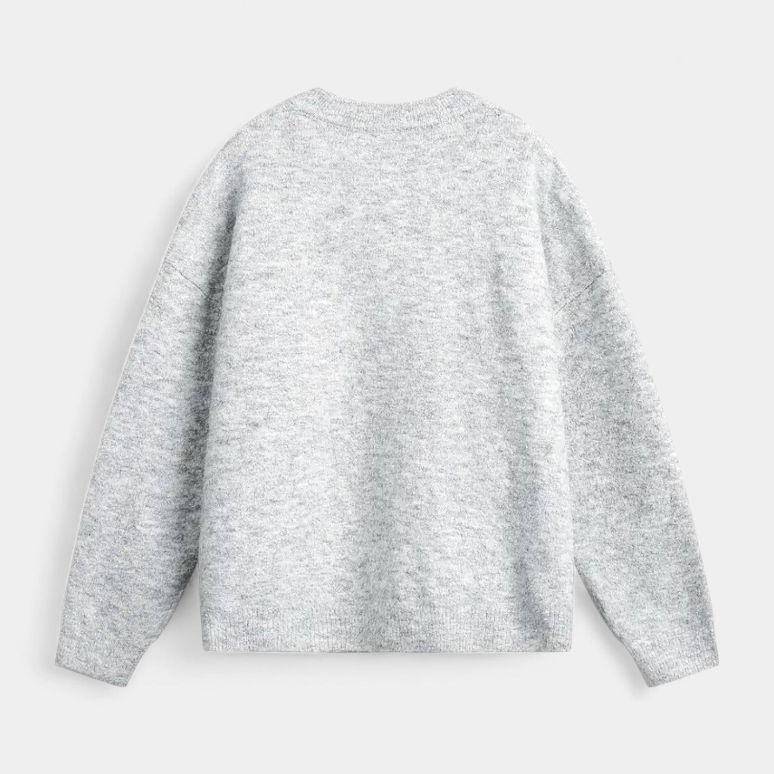 Vintares | Casual Long-Sleeve Henley Shirt in Wool