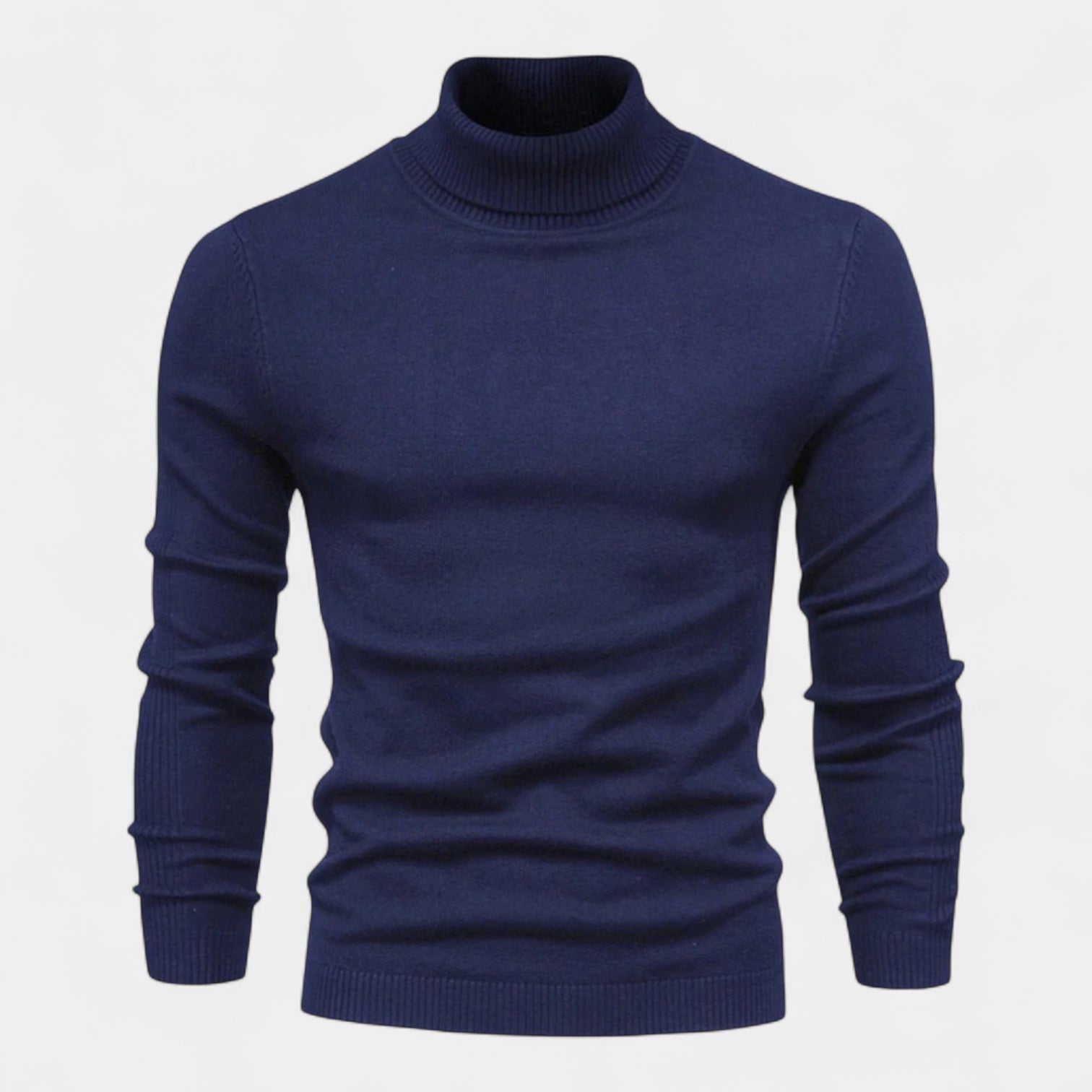 Vintares | Ribbed Turtleneck Sweater for Men