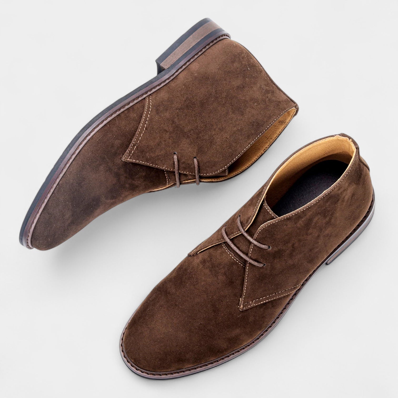 Vintares | Classic Suede Desert Chukka Boots