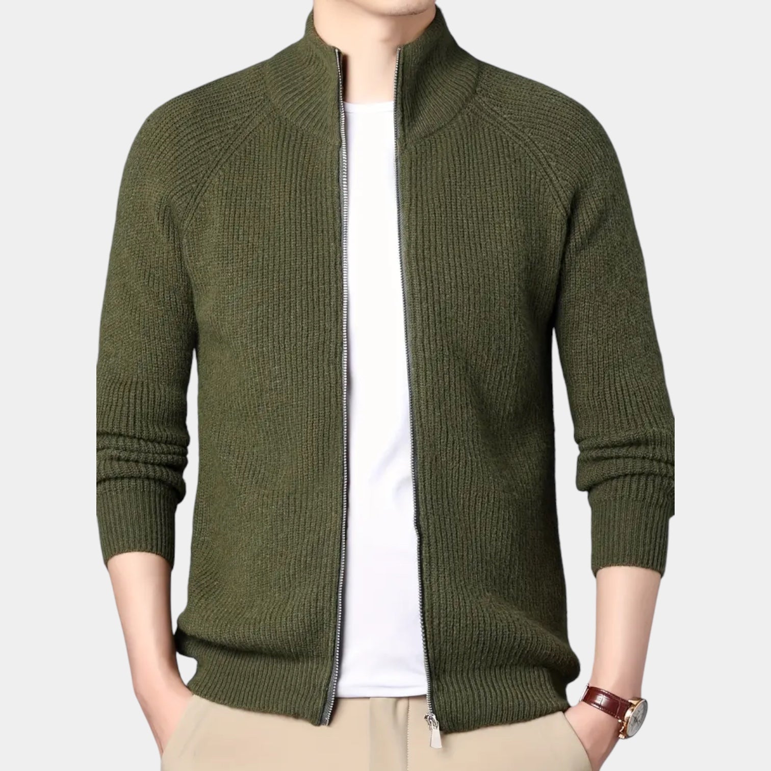 Vintares | Casual Knitted Cardigan for Men
