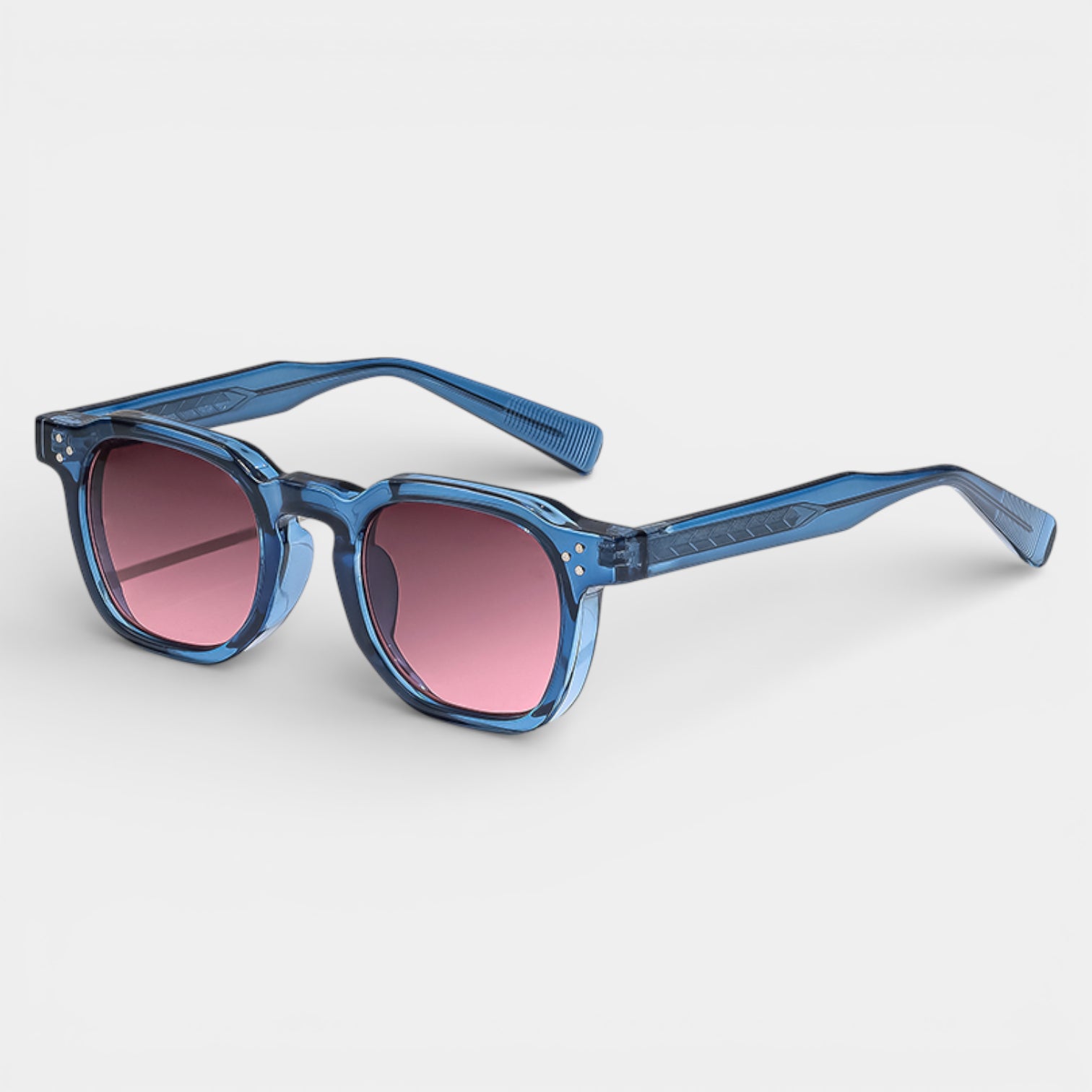Vintares | Men’s Square Frame Sunglasses With Tinted Lenses