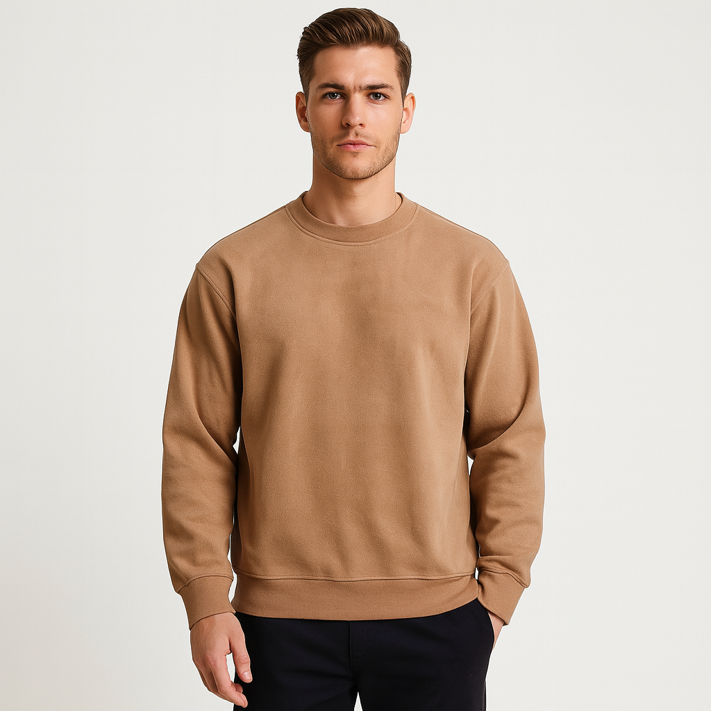 Vintares | Washed Crewneck Sweater for Men
