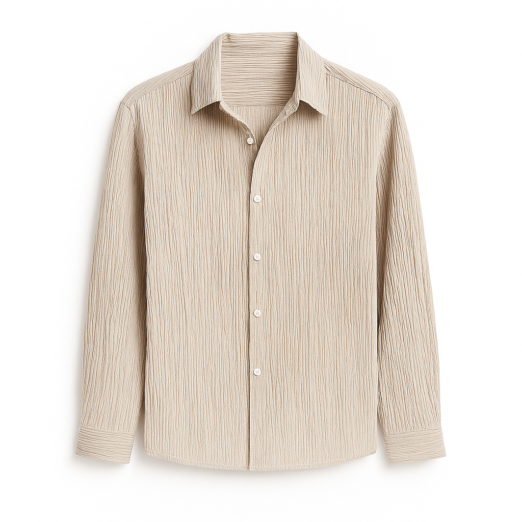 Vintares | Long-Sleeved Business Shirt for Men - Old Money Loose Fit