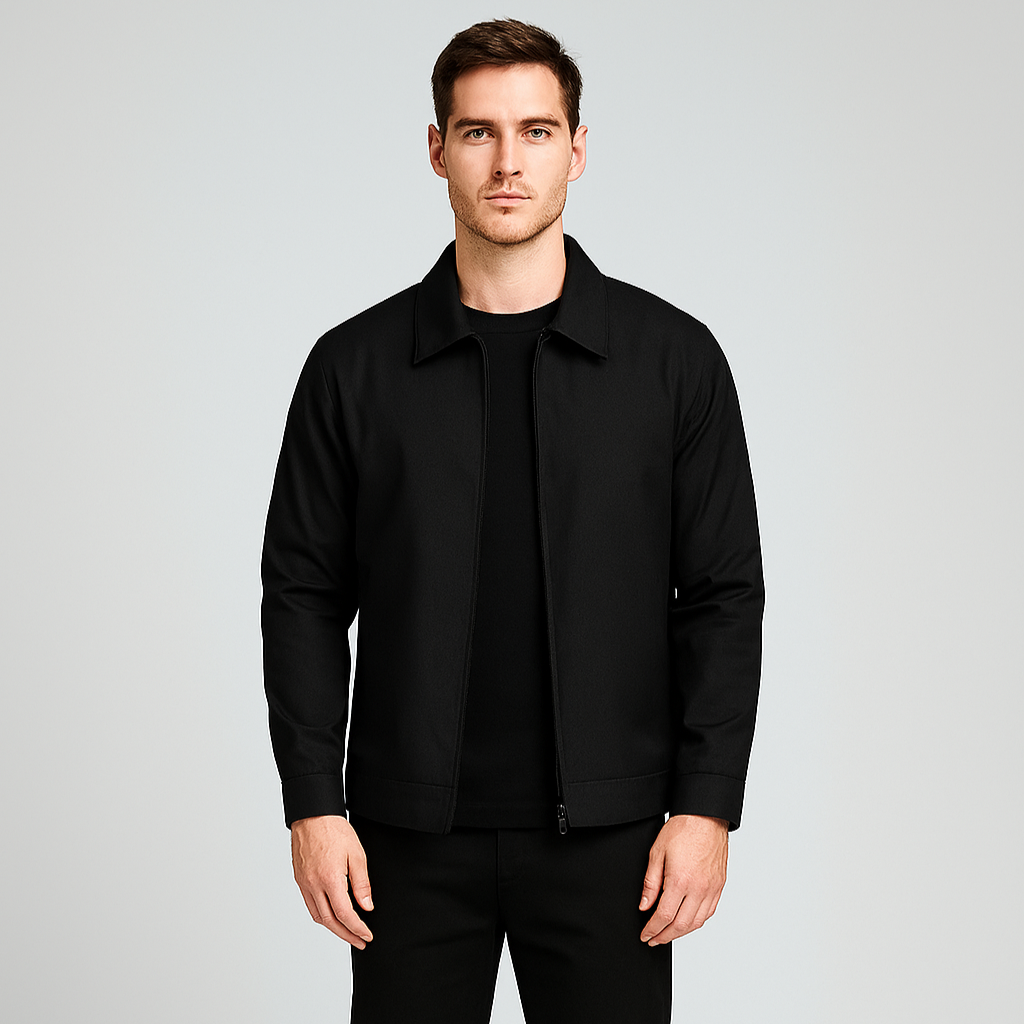 Vintares | Classic Business-Fit Jacket with Button Closure
