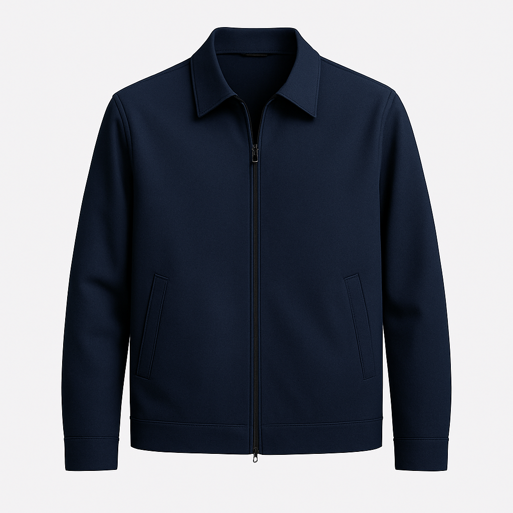 Vintares | Classic Business-Fit Jacket with Button Closure