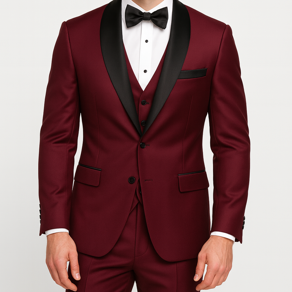 Vintares | Tuxedo Three-Piece Suit for Men