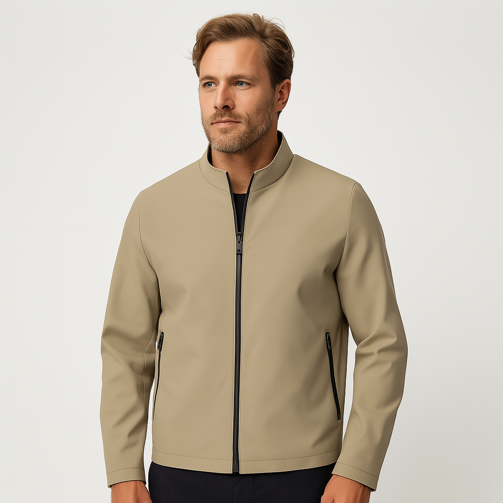 Vintares | Lightweight Windbreaker for Men - Water-Resistant Bomber Jacket