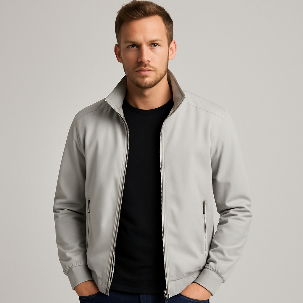 Vintares | Bomber Jacket for Men - Water-Resistant & Windproof