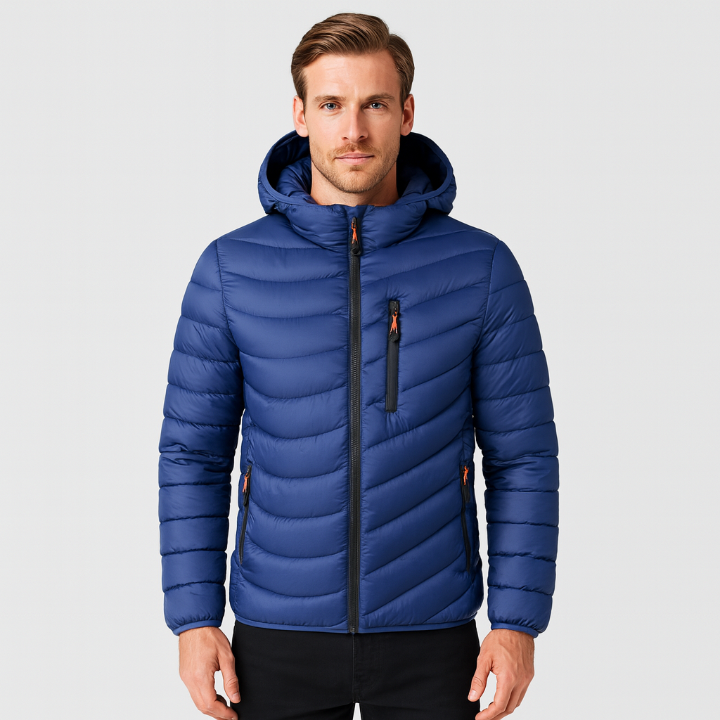 Vintares | Windbreaker Jacket for Men - Lightweight Waterproof Puffer