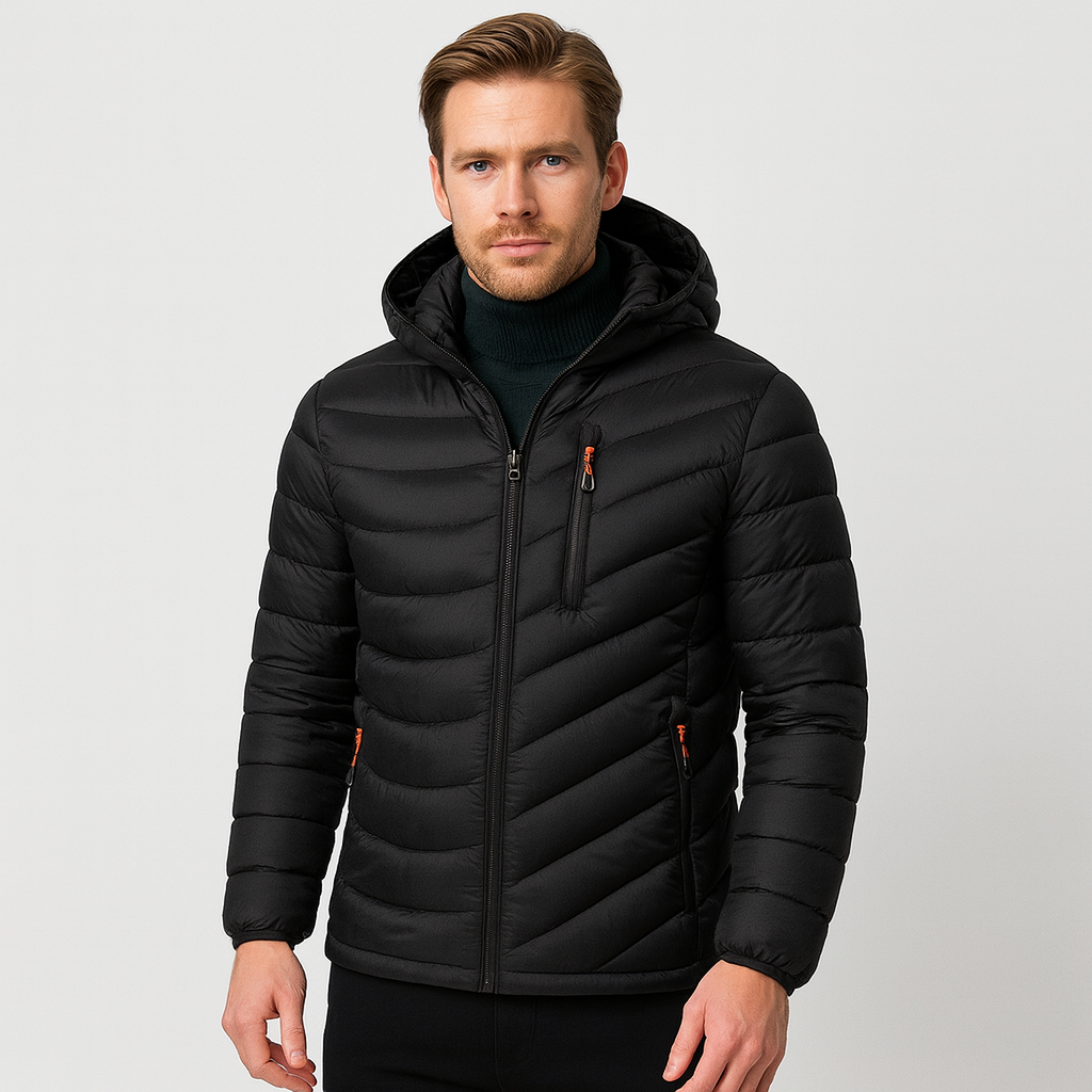 Vintares | Windbreaker Jacket for Men - Lightweight Waterproof Puffer