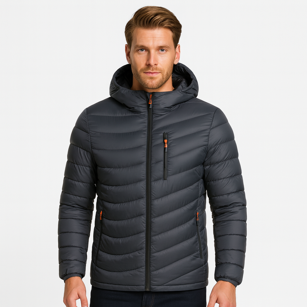 Vintares | Windbreaker Jacket for Men - Lightweight Waterproof Puffer