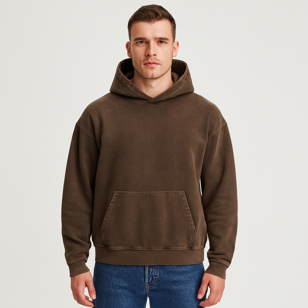 Vintares | Washed Hoodie for Men