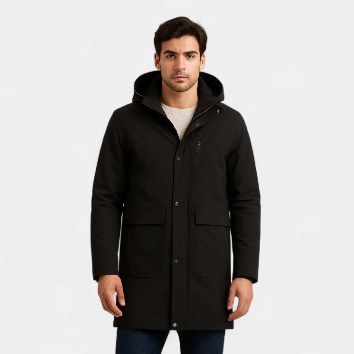 Vintares | Long Down Parka for Men