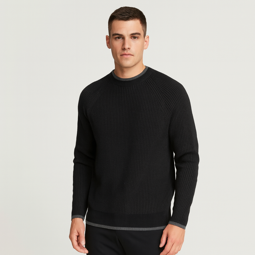 Vintares | Mock Neck Sweater for Men