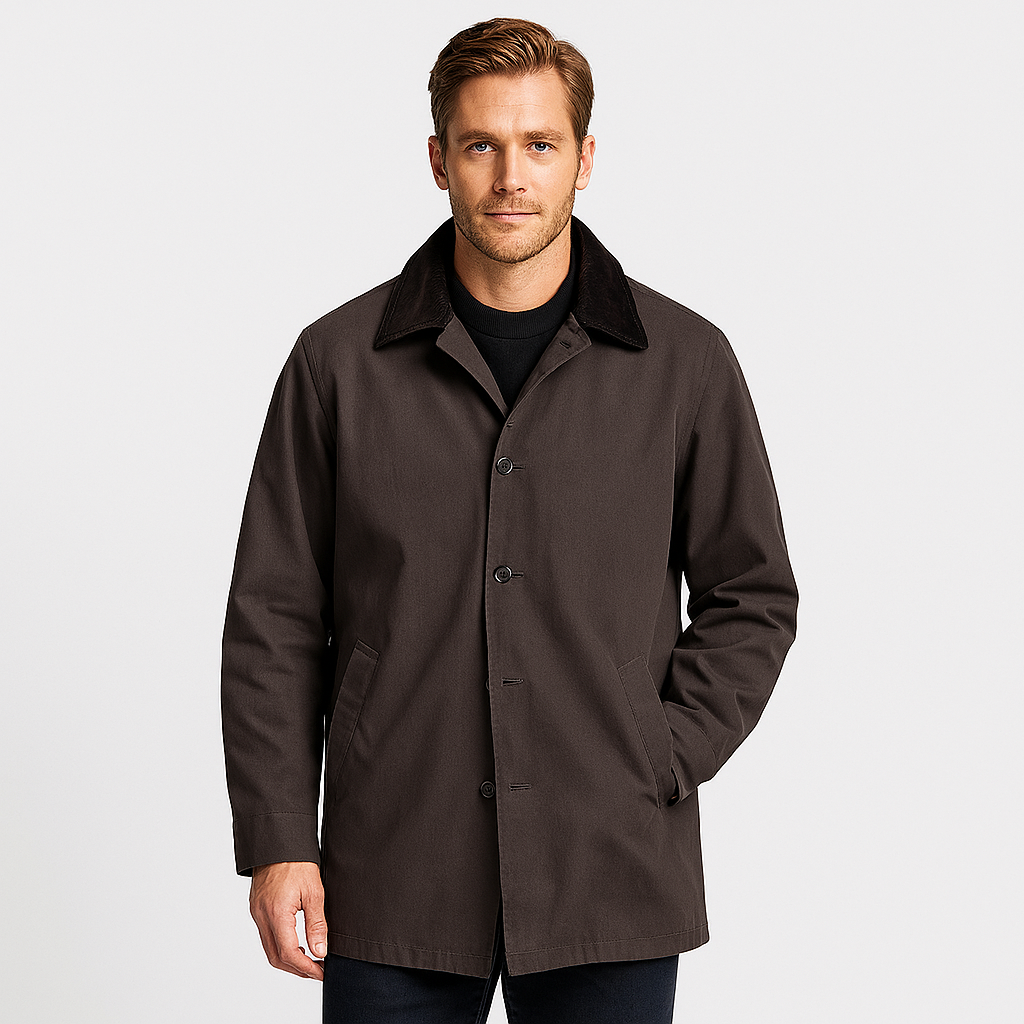 Vintares | Men's Trench Coat - Waterproof & Windproof