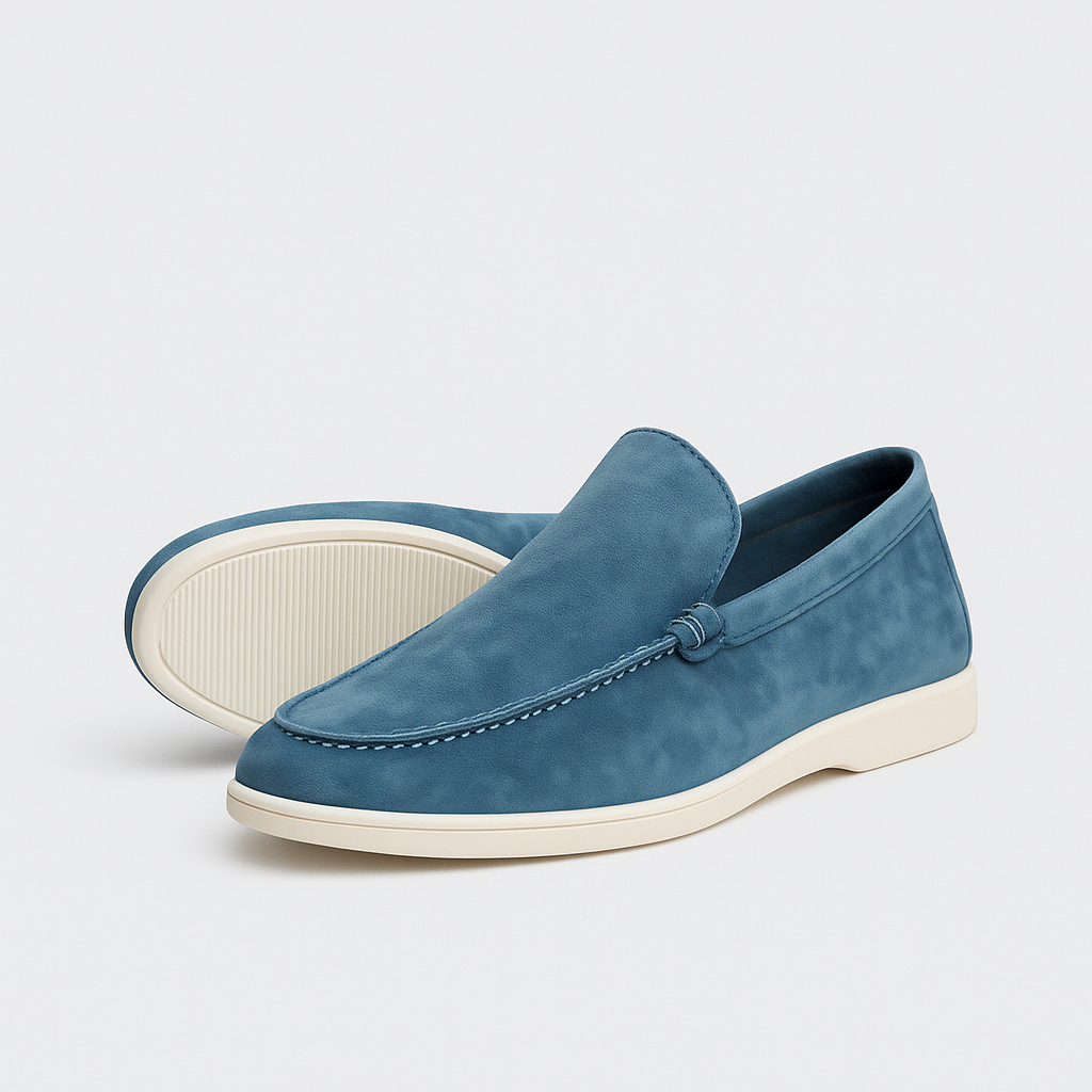 Vintares | Classic Suede Loafers  -  Moccasins