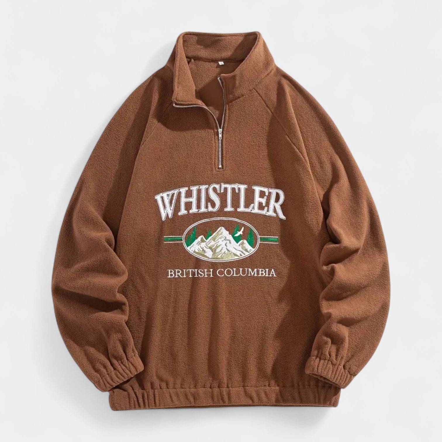 Vintares | Fleece Half-Zip Sweater for Men