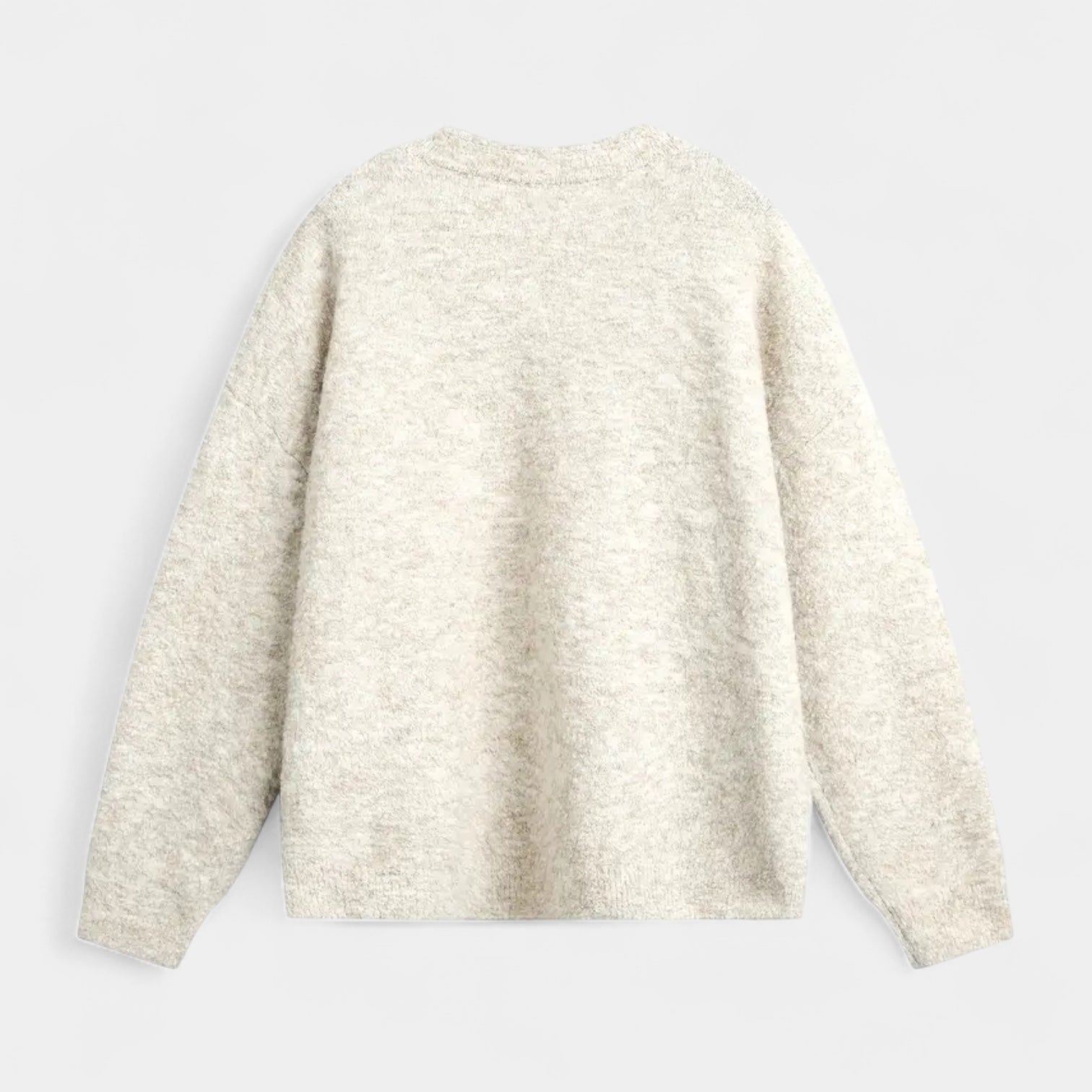 Vintares | Casual Long-Sleeve Henley Shirt in Wool