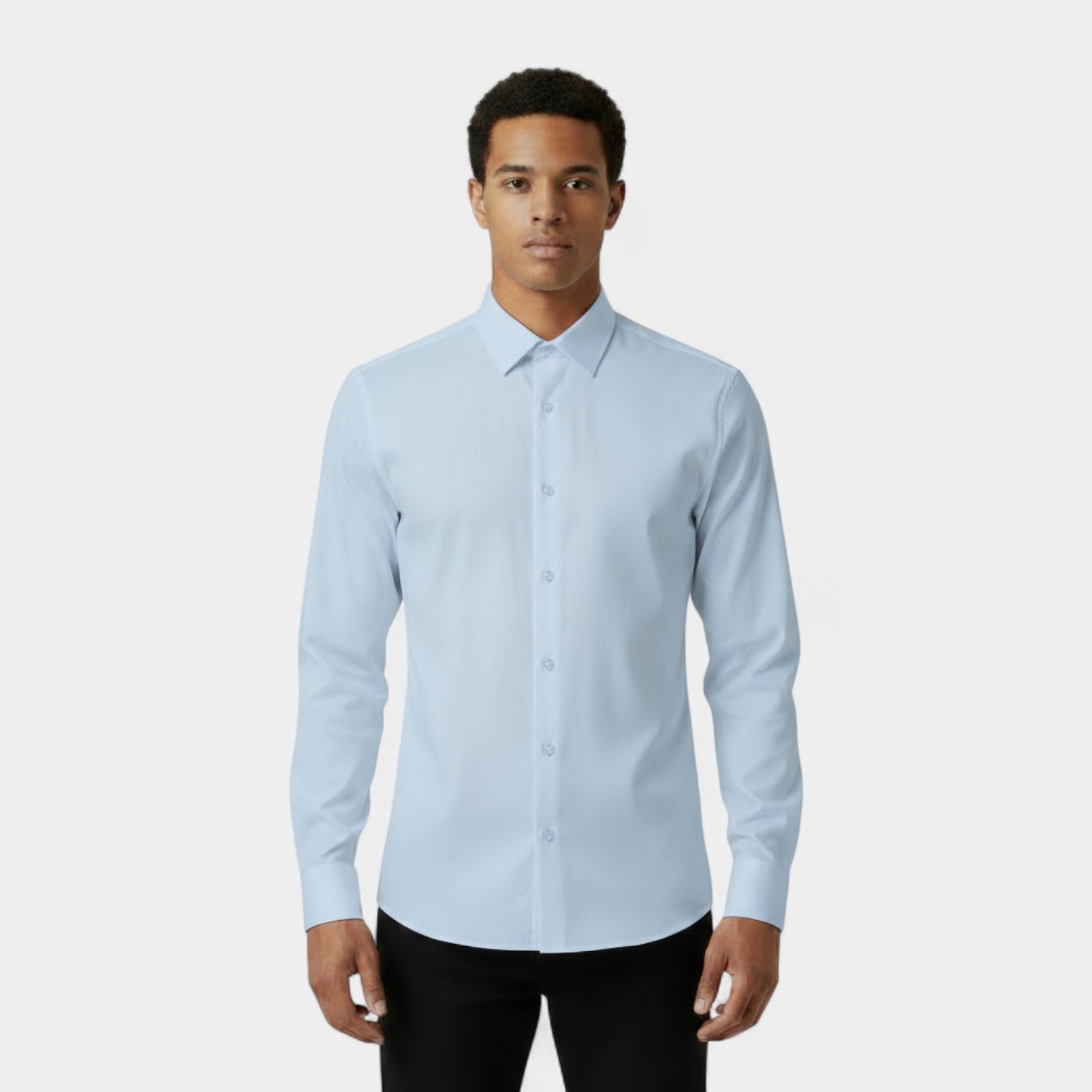 Vintares | Slim Button-Down Shirt for Men