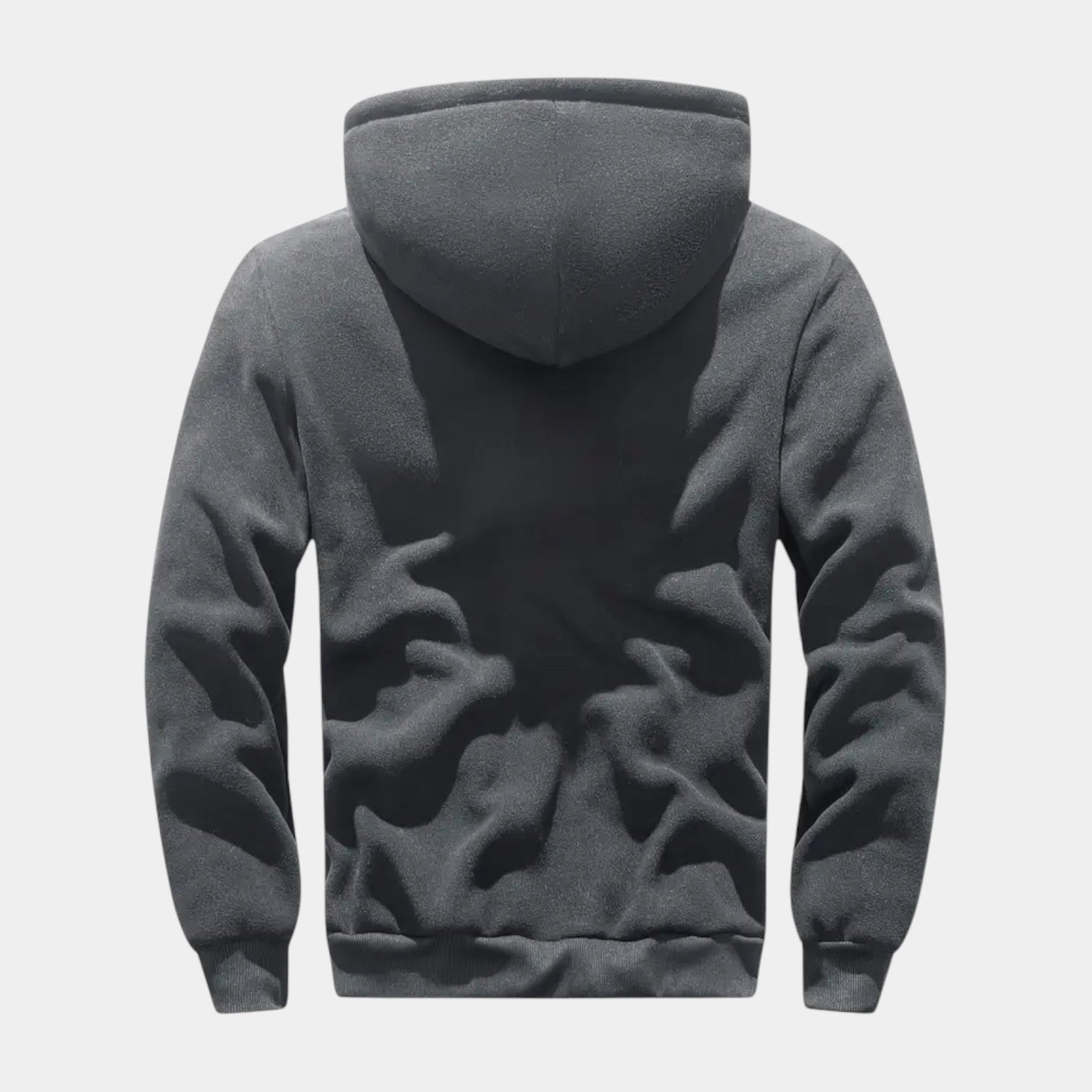 Vintares | Sherpa Fleece Zip Hoodie for Men