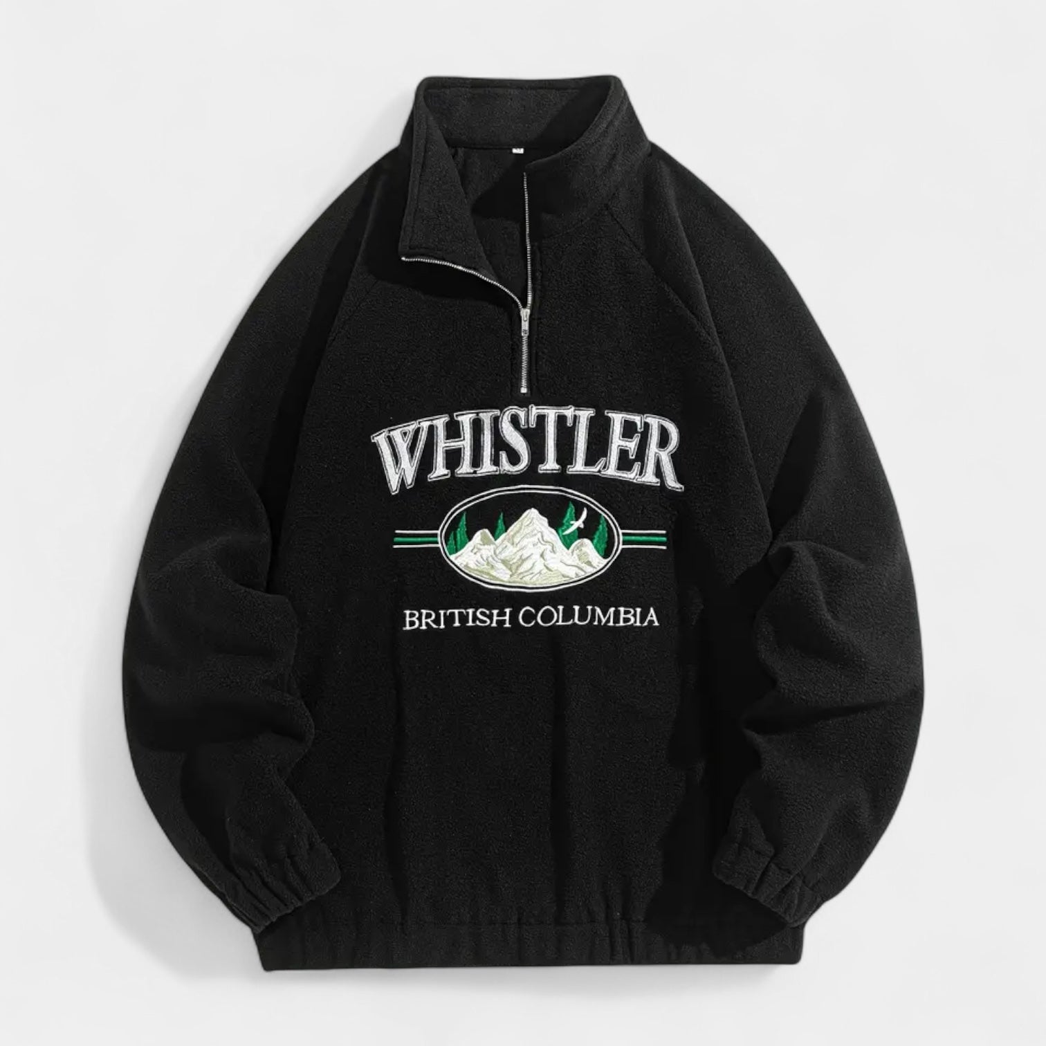 Vintares | Fleece Half-Zip Sweater for Men