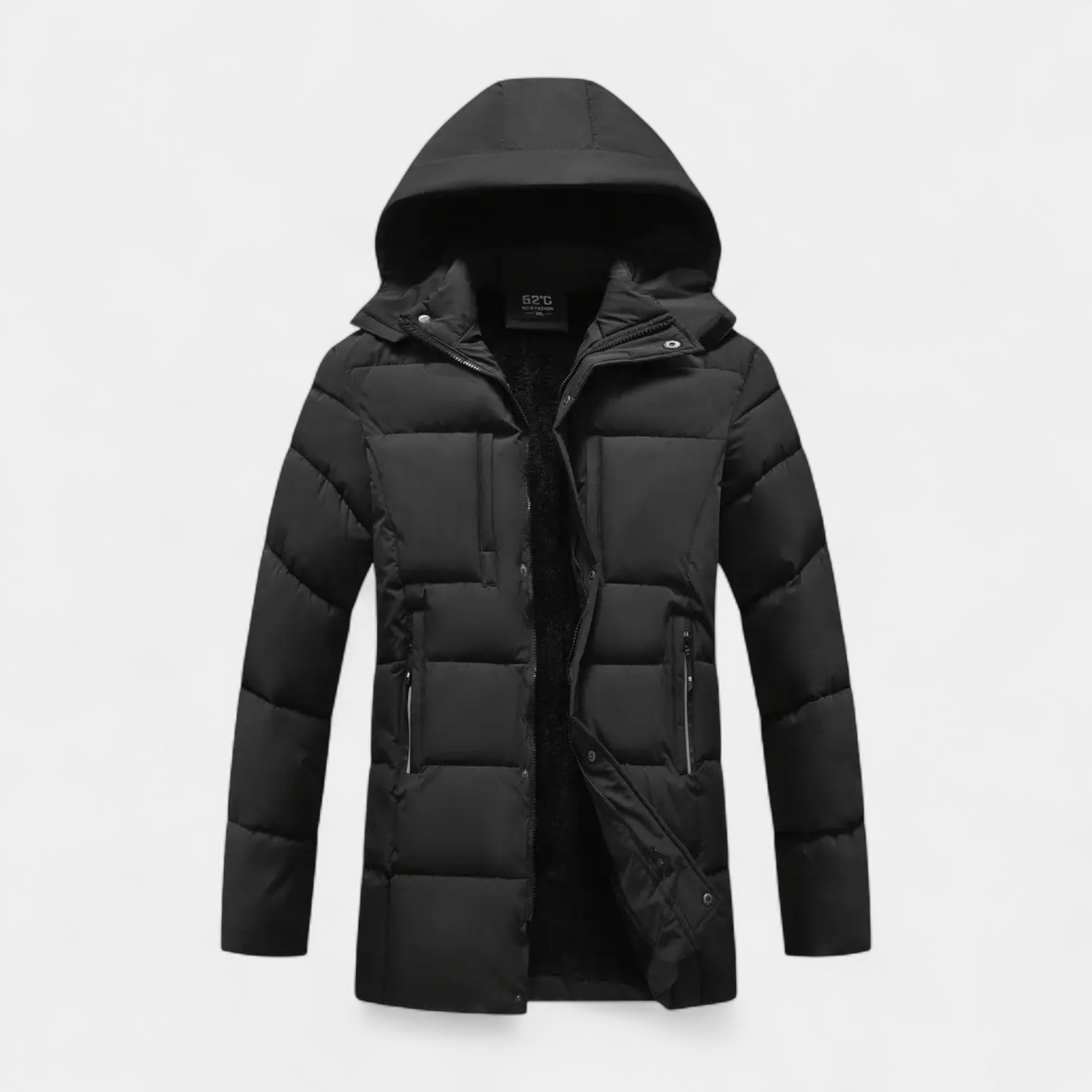 Vintares | Long Puffer Parka Jacket for Men