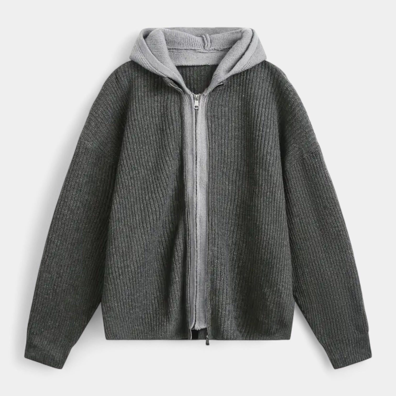Vintares | Zip-Up Cardigan Hoodie for Men