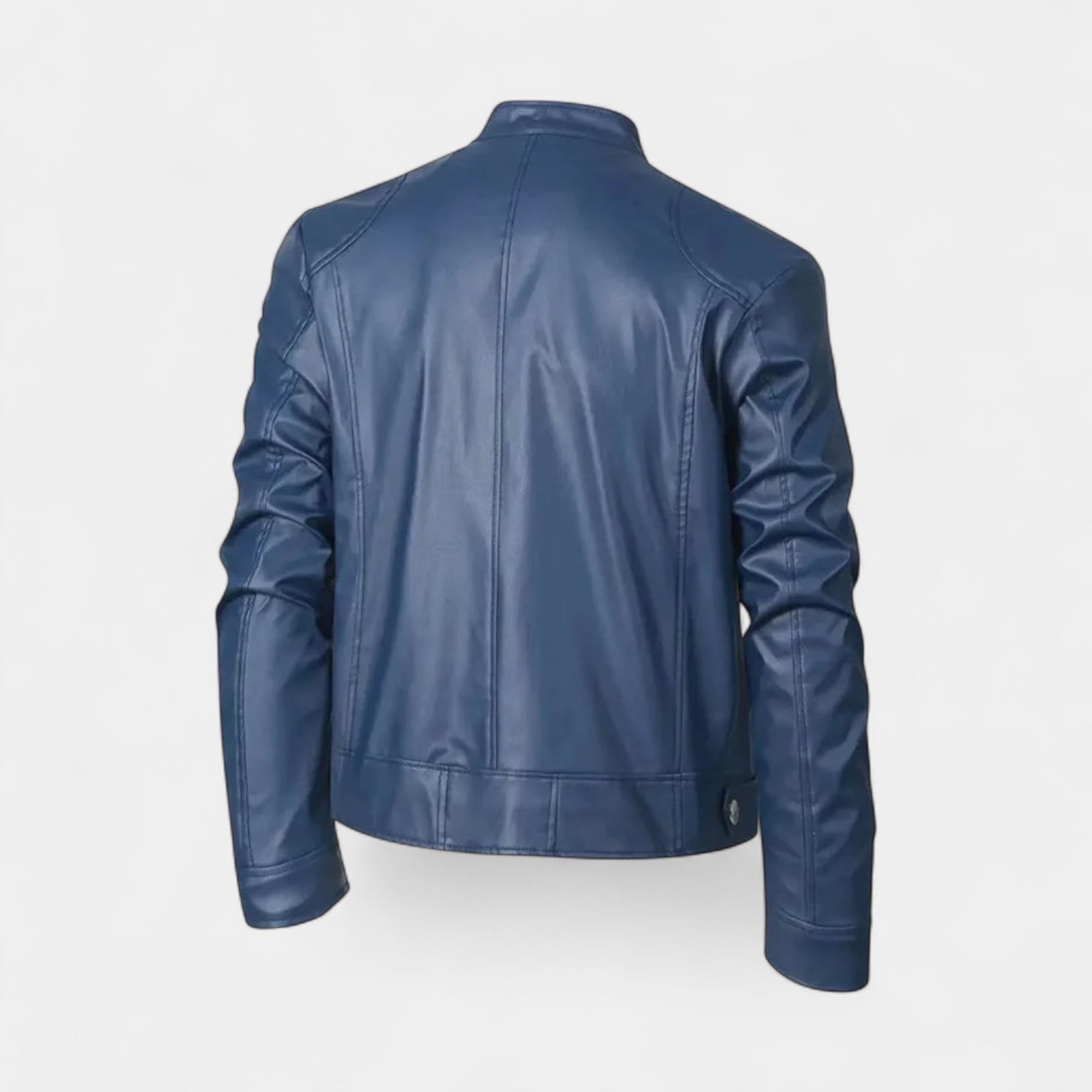 Vintares | Leather Biker Jacket for Men