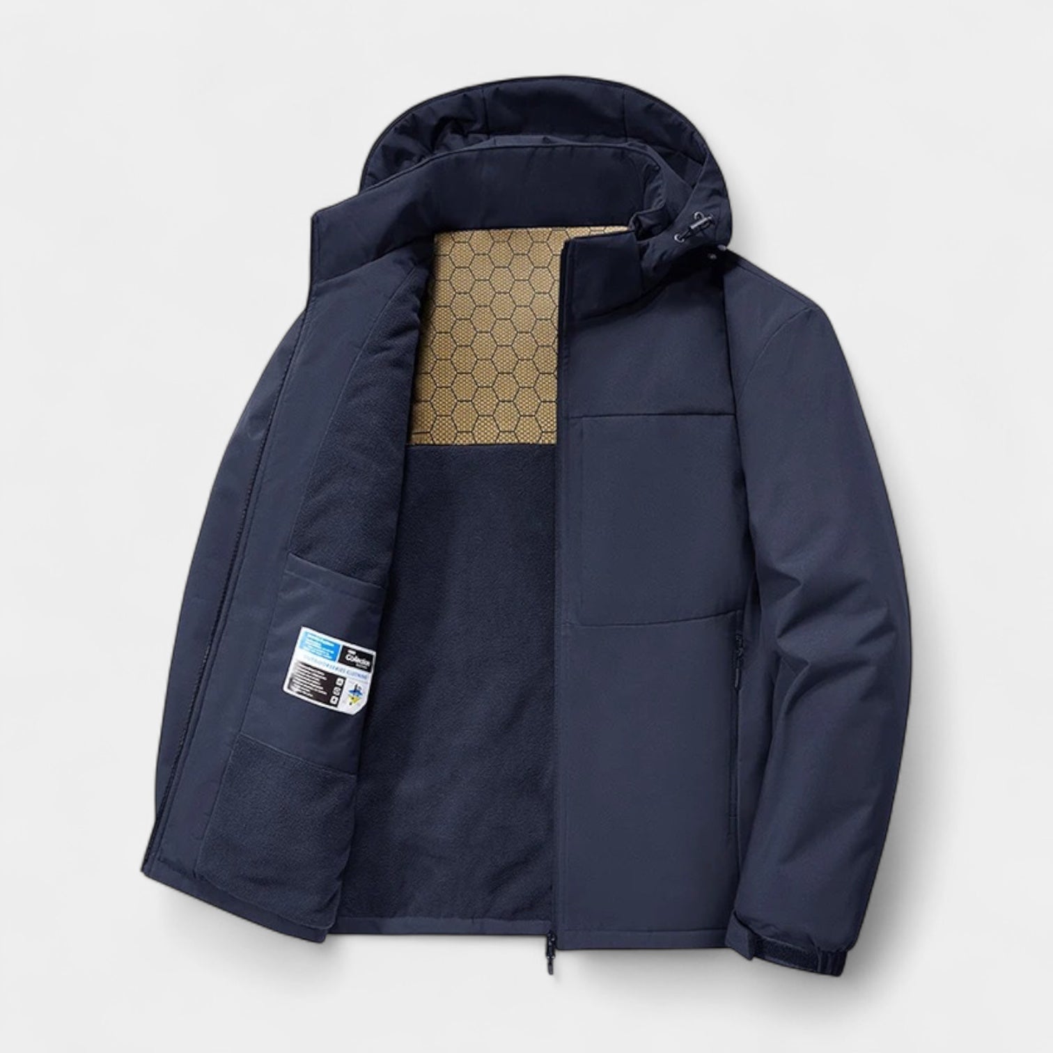 Vintares | Waterproof Hooded Winter Jacket for Men