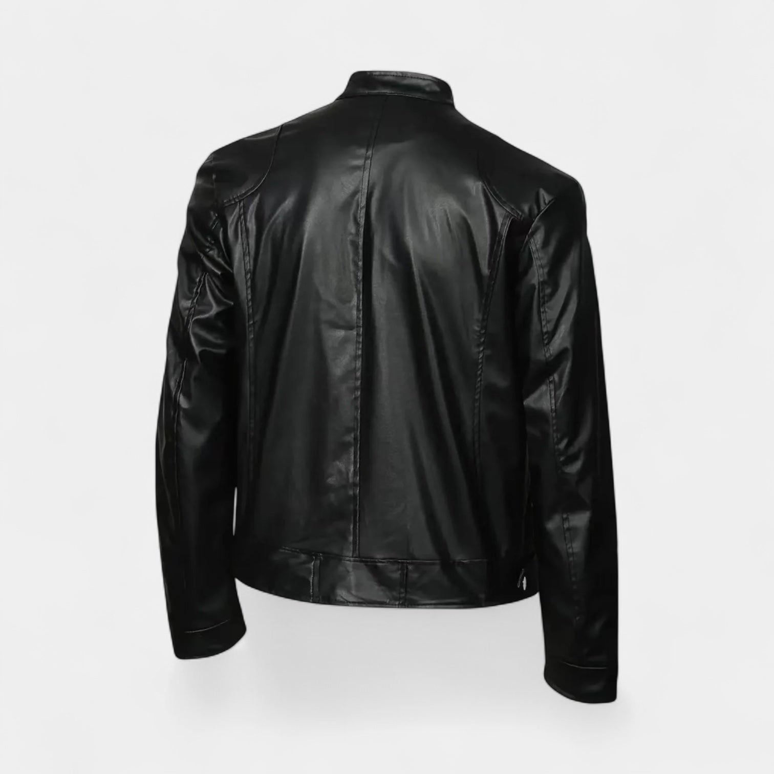 Vintares | Leather Biker Jacket for Men