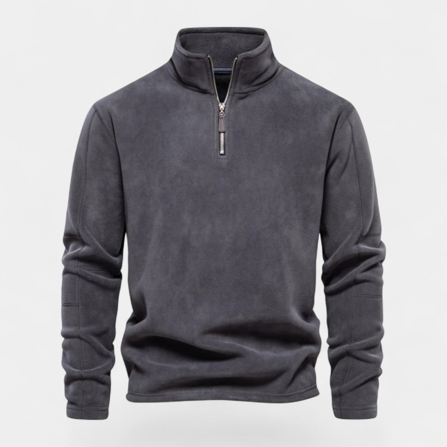 Vintares | Men's Fleece Sweater - Half-Zip Sweatshirt