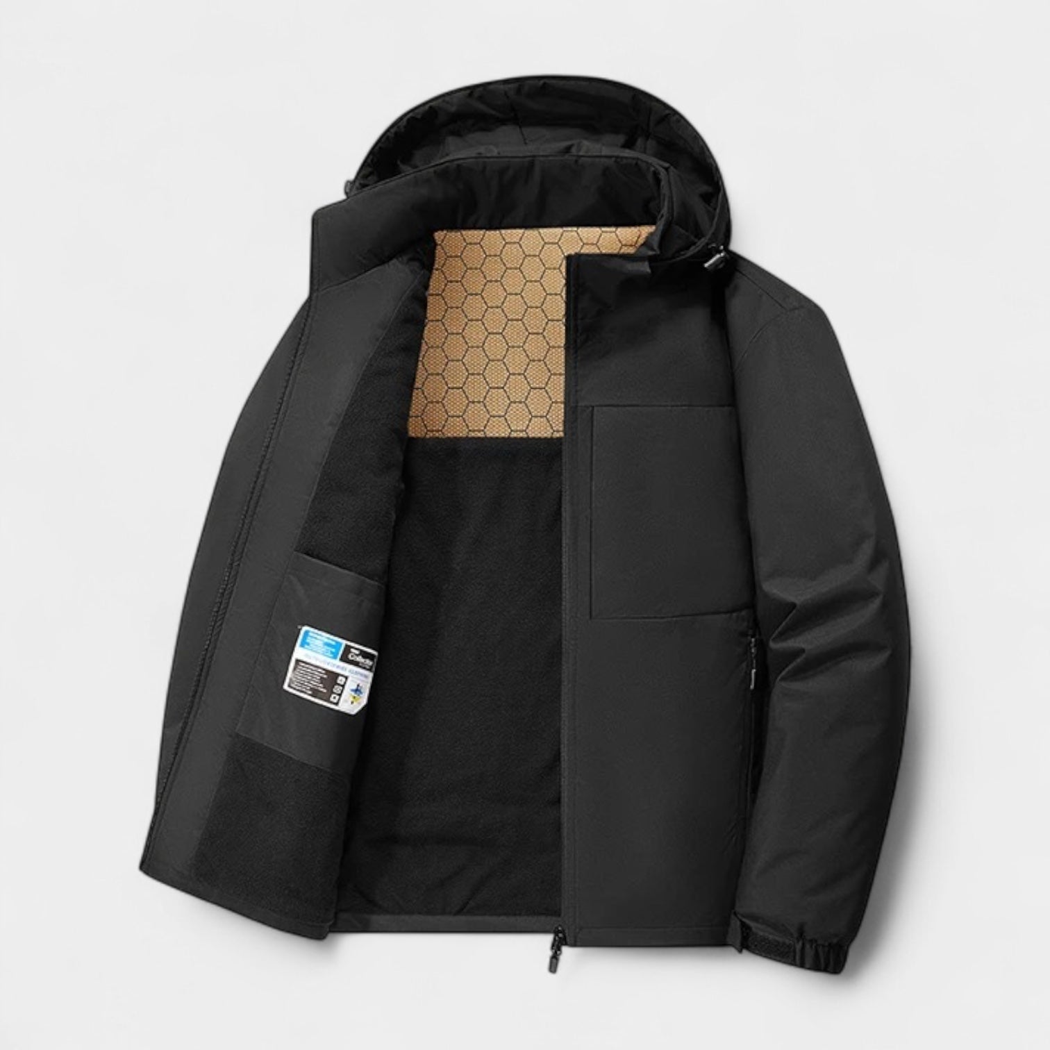 Vintares | Waterproof Hooded Winter Jacket for Men
