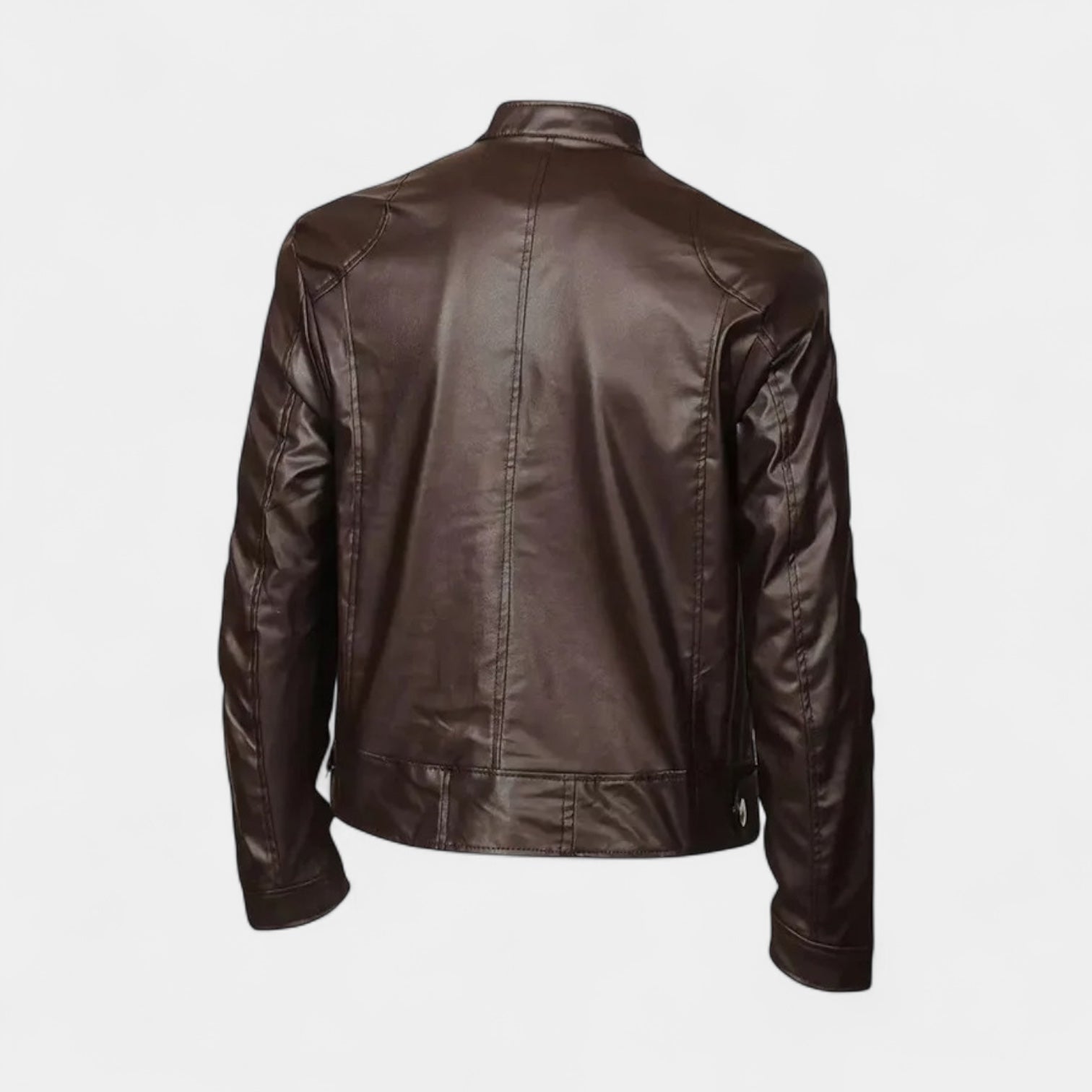 Vintares | Leather Biker Jacket for Men