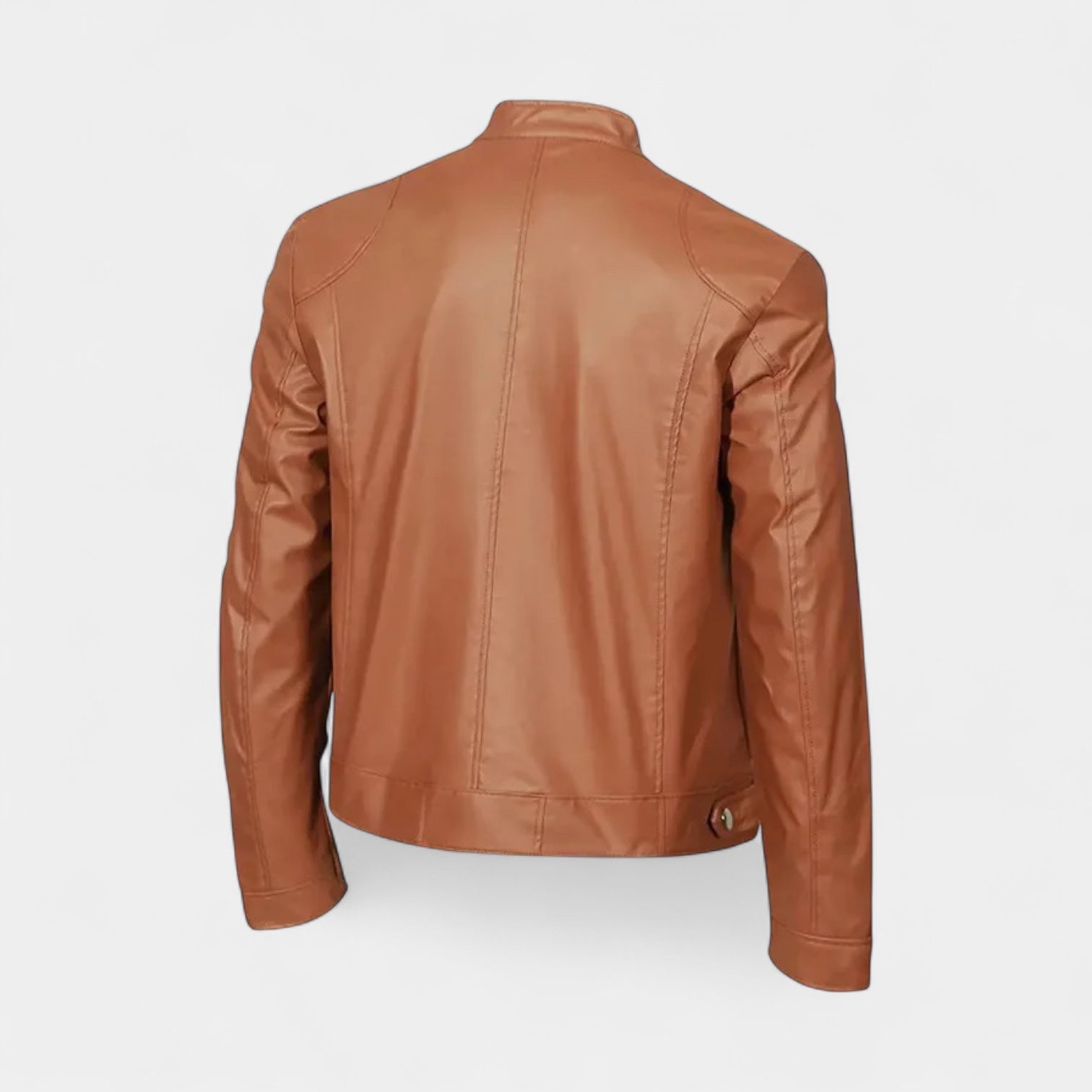 Vintares | Leather Biker Jacket for Men