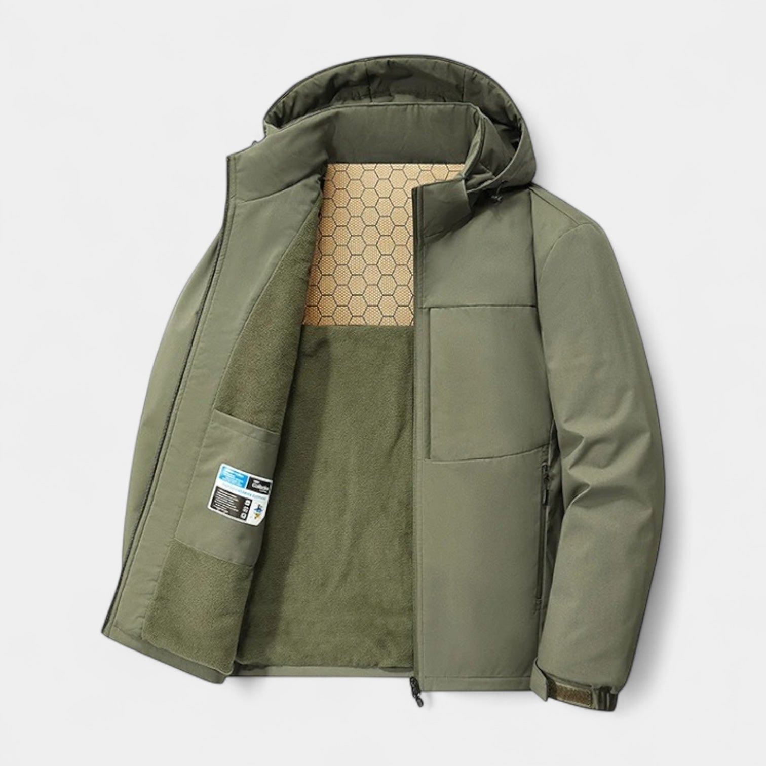 Vintares | Waterproof Hooded Winter Jacket for Men