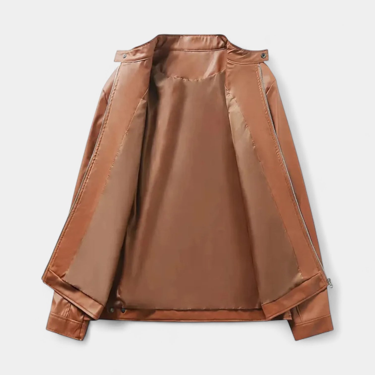Vintares | Leather Biker Jacket for Men