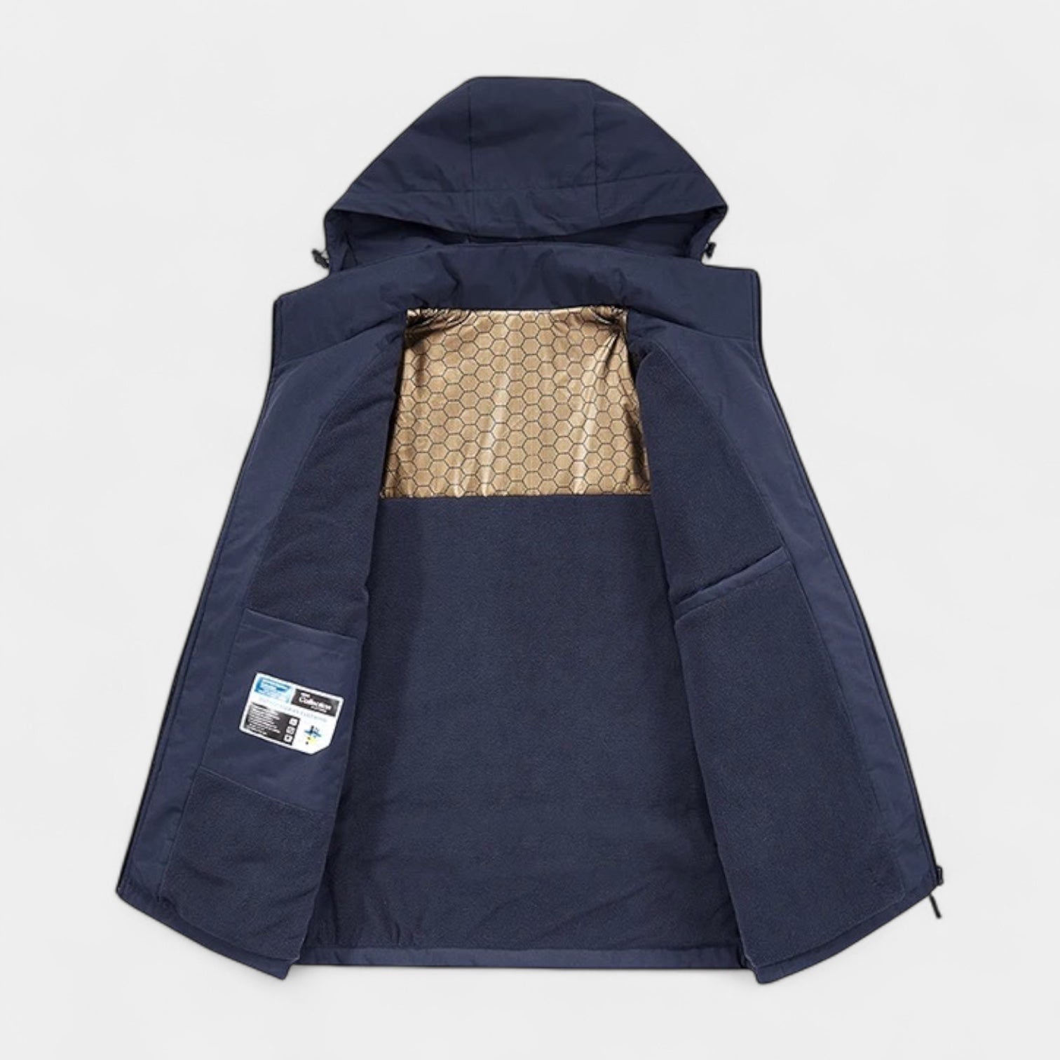 Vintares | Waterproof Hooded Winter Jacket for Men
