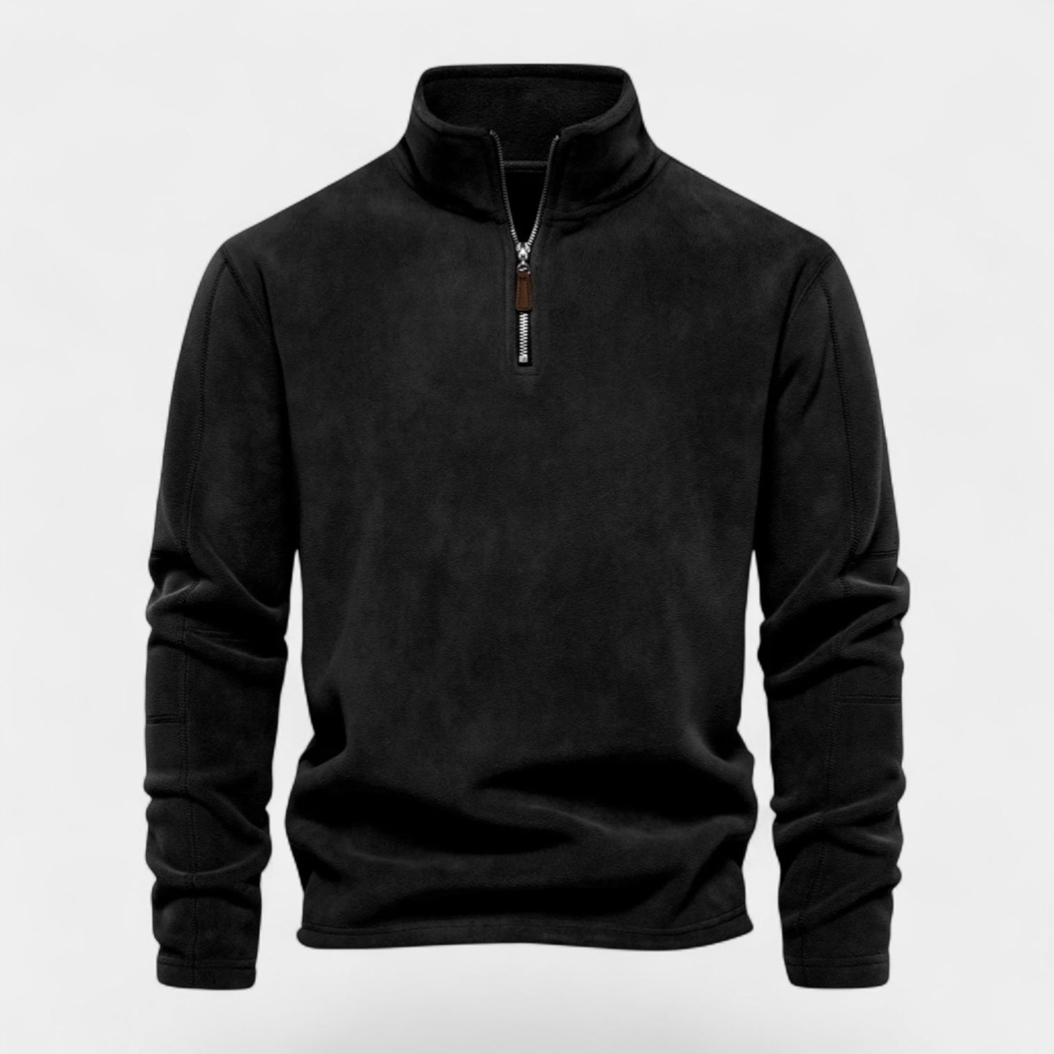 Vintares | Men's Fleece Sweater - Half-Zip Sweatshirt