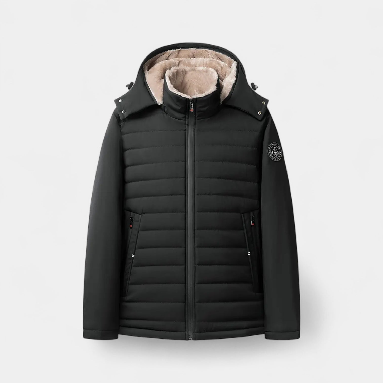 Vintares | Fleece Lined Winter Jacket for Men