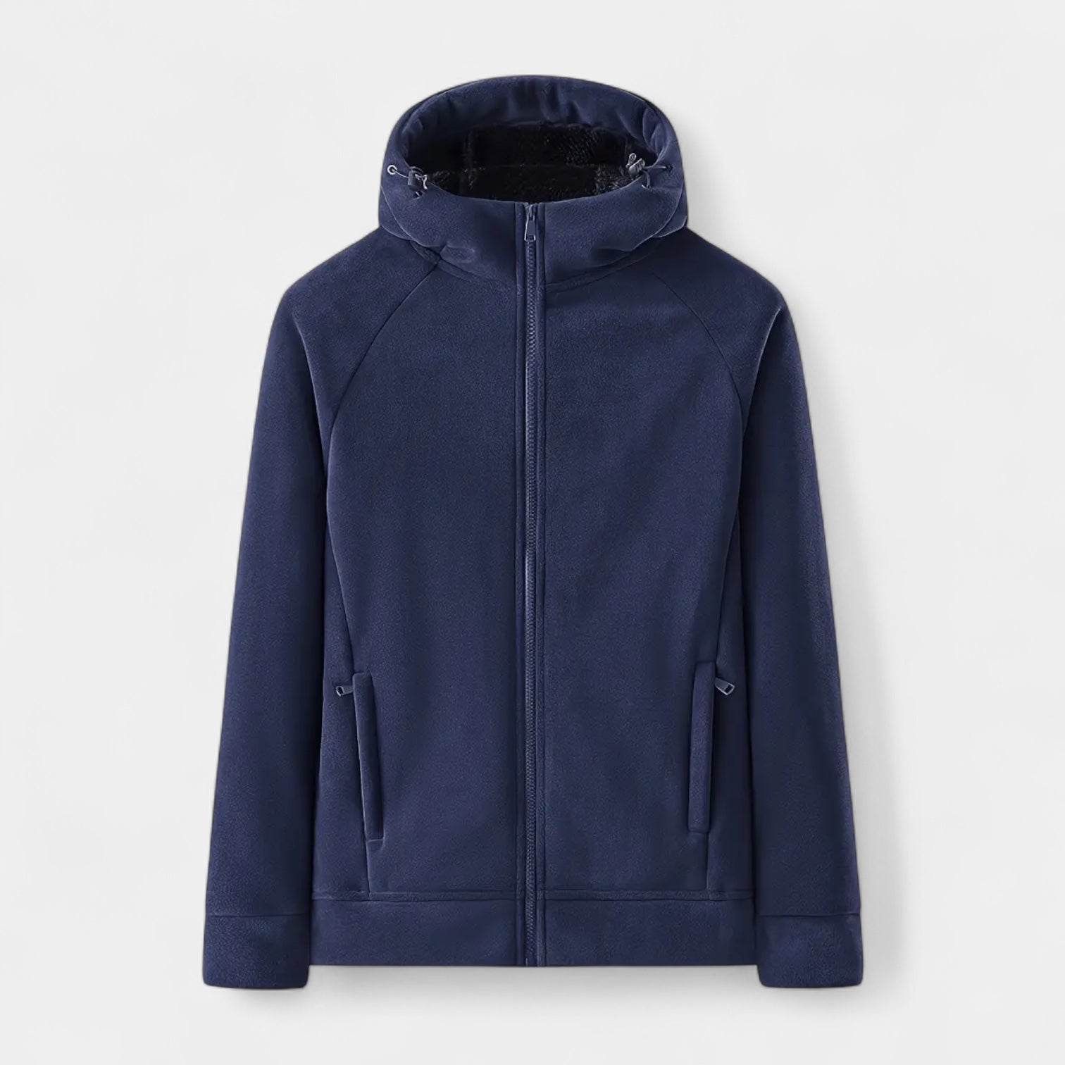 Vintares | Fleece Zip Hoodie for Men