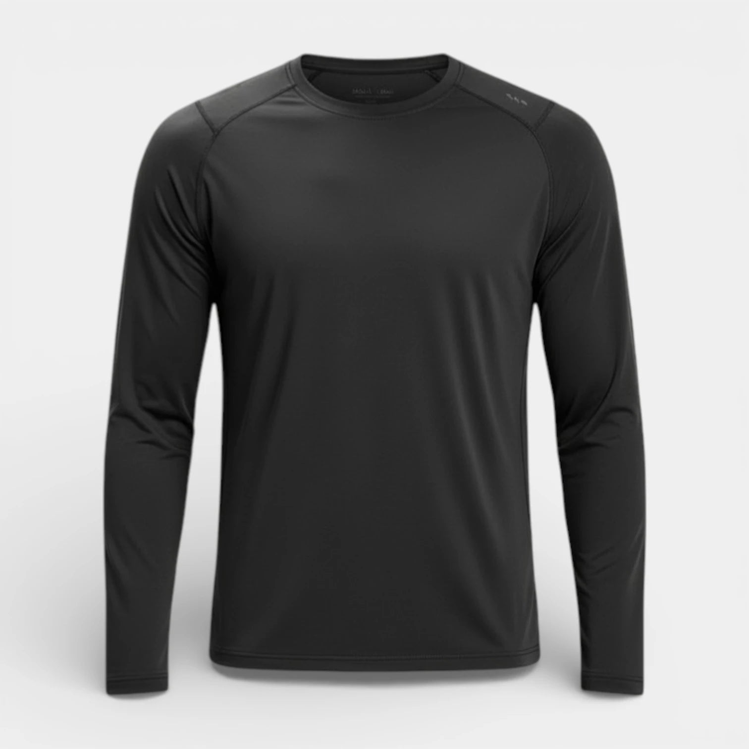 Crew Neck Raglan Long Sleeve Athletic Shirt for Men