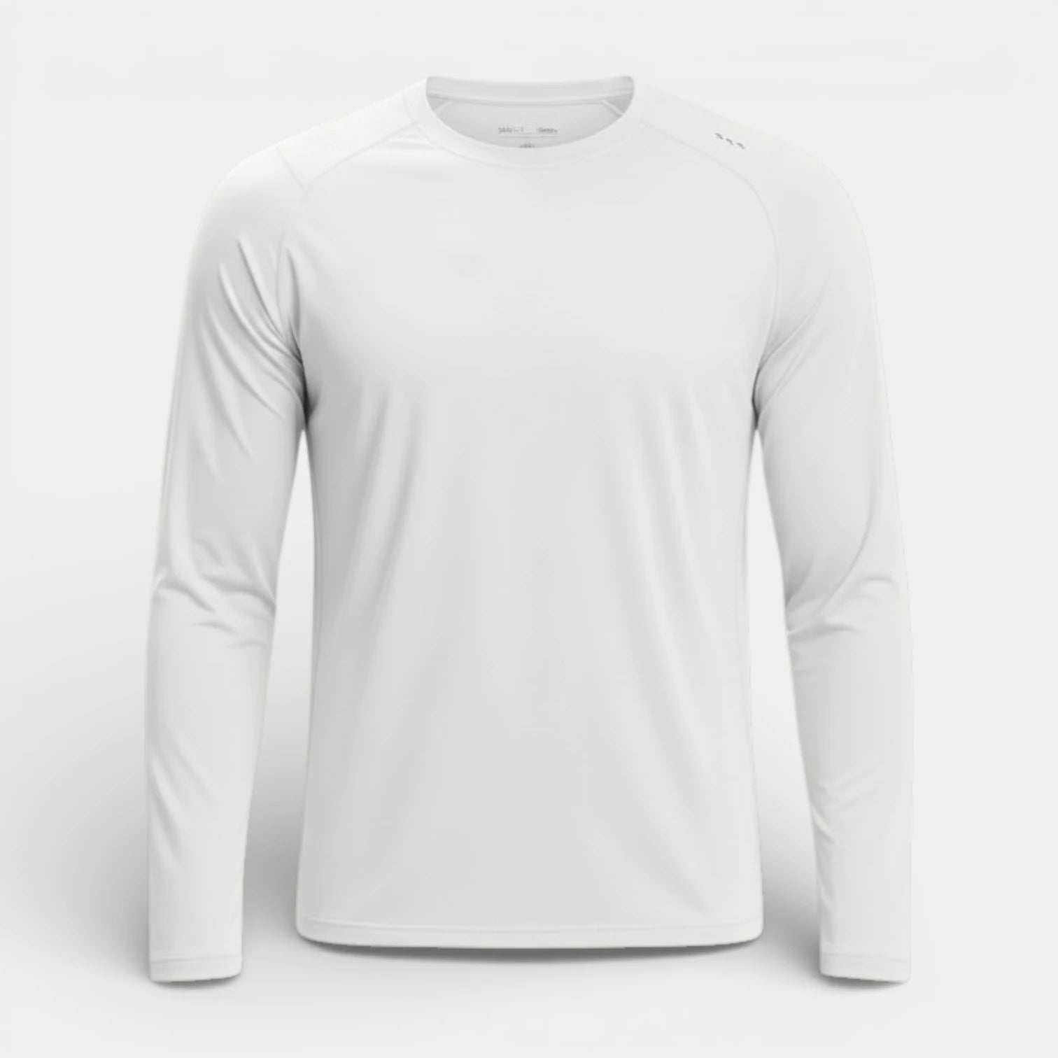 Crew Neck Raglan Long Sleeve Athletic Shirt for Men