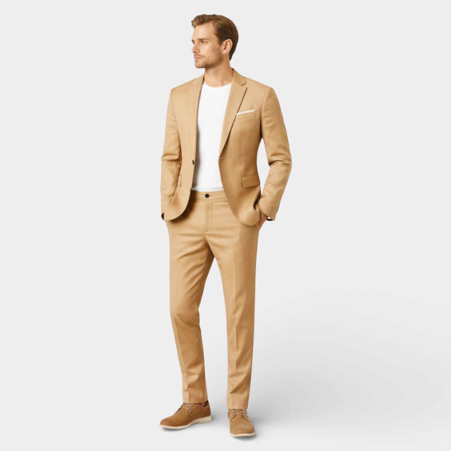 Vintares | Men’s Two-Piece Suit Set – Slim Tailored